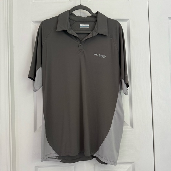 Columbia Men's Gray PFG golf Shirt size large - Picture 1 of 7